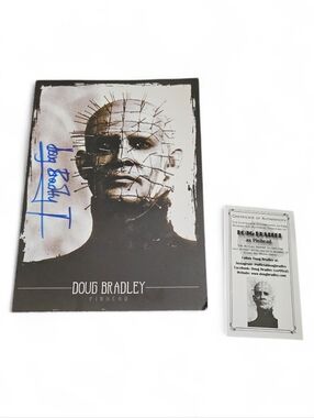 Authentic Doug Bradley Pinhead Hellraiser Autograph With COA